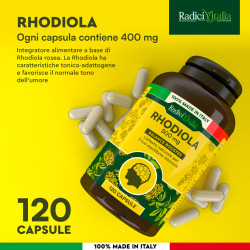 RadiciVitalia Rhodiola Rosea Forte Integratore per Buon Umore