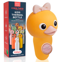 CapsHero Borraccia Termica Bambini 520ml Paperella Duck Dafne
