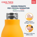 Immagine 3 - CapsHero Borraccia Termica Bambini Acciaio Inox 18/8 Senza BPA 520ml Caldo 12h Freddo 24h Fantasia Paperella Duck Dafne