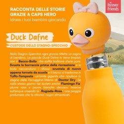 CapsHero Borraccia Termica Bambini 520ml Paperella Duck Dafne