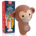 Immagine 1 - CapsHero Borraccia Termica Bambini Acciaio Inox 18/8 Senza BPA 520ml Caldo 12h Freddo 24h Fantasia Scimmia Monkey Milo