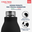 Immagine 3 - CapsHero Borraccia Termica Bambini Acciaio Inox 18/8 Senza BPA 520ml Caldo 12h Freddo 24h Fantasia Panda Polo