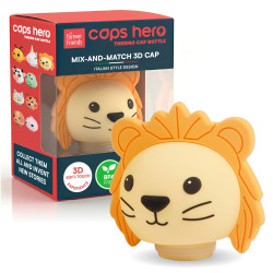 CapsHero Tappo Borraccia Termica Bambini Leone Lion Lio