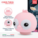 Immagine 3 - CapsHero Tappo Ricambio Borraccia Termica per Bambini Senza BPA 3D Soft-Touch Fantasia Flamingo Fia