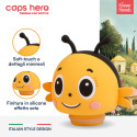 Immagine 3 - CapsHero Tappo Ricambio Borraccia Termica per Bambini Senza BPA 3D Soft-Touch Fantasia Ape Bee Bea