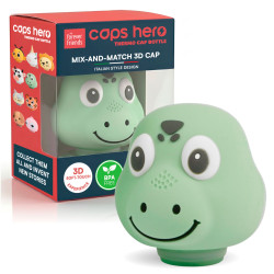 CapsHero Tappo Borraccia Termica Bambini Coccodrillo Dino Dex