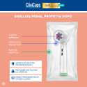 Immagine 2 - CliniCaps SoftSense Vital Testine Spazzolino Elettrico per Gengive Sensibili Compatibili Oral-B - Confezione da 4 Testine