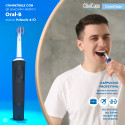 Immagine 3 - Testine Spazzolino Elettrico CliniCaps CoreClean Setole Regular Compatibili Oral-B Doppia Protezione - Confezione da 4 Testine