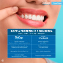 Immagine 5 - Testine Spazzolino Elettrico CliniCaps CoreClean Setole Regular Compatibili Oral-B Doppia Protezione - Confezione da 4 Testine