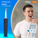 Immagine 3 - Testine Spazzolino Elettrico CliniCaps PinPoint Setole Precise Compatibili Oral-B Doppia Protezione - Confezione da 4 Testine