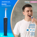 Immagine 3 - Testine Spazzolino Elettrico CliniCaps SoftSense Setole Morbide Compatibili Oral-B Doppia Protezione - Confezione da 4 Testine