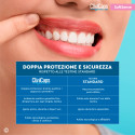 Immagine 5 - Testine Spazzolino Elettrico CliniCaps SoftSense Setole Morbide Compatibili Oral-B Doppia Protezione - Confezione da 4 Testine
