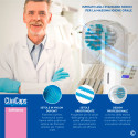 Immagine 6 - Testine Spazzolino Elettrico CliniCaps SoftSense Setole Morbide Compatibili Oral-B Doppia Protezione - Confezione da 4 Testine