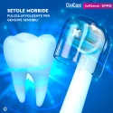 Immagine 4 - Testine Spazzolino Elettrico CliniCaps SoftSense Spire Setole Morbide Avvolgenti Compatibili Oral-B - Confezione da 4 Testine