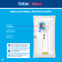 Immagine 2 - CliniCaps VividSmile Testine Spazzolino Elettrico Azione Smacchiante e Lucidante Compatibili Oral-B - Confezione da 4 Testine