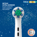 Immagine 4 - CliniCaps SoftSense Vital Testine Spazzolino Elettrico per Gengive Sensibili Compatibili Oral-B - Confezione da 4 Testine