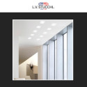 Immagine 5 - Portafaretto Quadrato da Incasso in Gesso e Plexiglass per Lampadine GU10 e GU5.3 - ART41