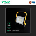 Immagine 9 - V-Tac VT-44049 Faro LED da Cantiere 50W Chip CREE IP65 Colore Nero - SKU 242186  / 242196