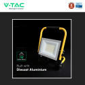 Immagine 10 - V-Tac VT-44049 Faro LED da Cantiere 50W Chip CREE IP65 Colore Nero - SKU 242186  / 242196
