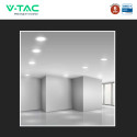 Immagine 4 - V-Tac VT-61006CCT Mini Pannello LED SMD Rotondo 6W Chip CREE Changing Color CCT a Incasso - SKU 78586