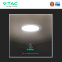 Immagine 8 - V-Tac VT-61006CCT Mini Pannello LED SMD Rotondo 6W Chip CREE Changing Color CCT a Incasso - SKU 78586