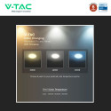 Immagine 9 - V-Tac VT-61006CCT Mini Pannello LED SMD Rotondo 6W Chip CREE Changing Color CCT a Incasso - SKU 78586