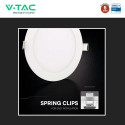 Immagine 10 - V-Tac VT-61006CCT Mini Pannello LED SMD Rotondo 6W Chip CREE Changing Color CCT a Incasso - SKU 78586