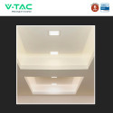 Immagine 4 - V-Tac VT-61006CCT Mini Pannello LED SMD Quadrato 6W Chip CREE Changing Color CCT a Incasso - SKU 104806