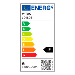 V-Tac VT-61006CCT Mini Pannello LED SMD Quadrato 6W CREE CCT