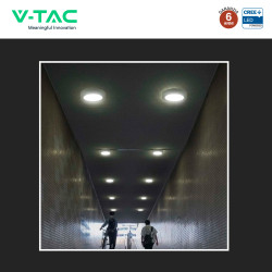 V-Tac VT-60006CCT Mini Pannello LED SMD Rotondo 6W Chip CREE CCT
