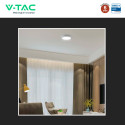 Immagine 5 - V-Tac VT-60006CCT Mini Pannello LED SMD Rotondo 6W Chip CREE Changing Color CCT a Superficie - SKU 78706