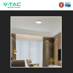 V-Tac VT-60006CCT Mini Pannello LED SMD Rotondo 6W Chip CREE CCT