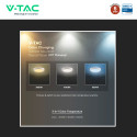 Immagine 8 - V-Tac VT-60006CCT Mini Pannello LED SMD Rotondo 6W Chip CREE Changing Color CCT a Superficie - SKU 78706