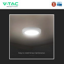 Immagine 11 - V-Tac VT-60006CCT Mini Pannello LED SMD Rotondo 6W Chip CREE Changing Color CCT a Superficie - SKU 78706