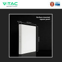 Immagine 5 - V-Tac VT-60006CCT Mini Pannello LED SMD Quadrato 6W Chip CREE Changing Color CCT a Superficie - SKU 104926