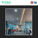 Immagine 5 - V-Tac VT-61012CCT Mini Pannello LED SMD Rotondo 12W Chip CREE Changing Color CCT a Incasso - SKU 78616