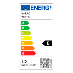 V-Tac VT-61012CCT Mini Pannello LED SMD Rotondo 12W Chip CREE CCT