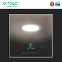 Immagine 9 - V-Tac VT-61018CCT Mini Pannello LED SMD Rotondo 18W Chip CREE Changing Color CCT a Incasso - SKU 78646
