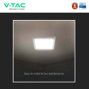 Immagine 8 - V-Tac VT-60012CCT Mini Pannello LED SMD Quadrato 12W Chip CREE Changing Color CCT a Superficie - SKU 104956