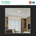 Immagine 4 - V-Tac VT-60012CCT Mini Pannello LED SMD Rotondo 12W Chip CREE Changing Color CCT a Superficie - SKU 78736