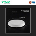 Immagine 6 - V-Tac VT-60018CCT Mini Pannello LED SMD Rotondo 18W Chip CREE Changing Color CCT a Superficie - SKU 78766