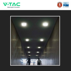 V-Tac VT-61018CCT Mini Pannello LED SMD Quadrato 18W Chip CREE CCT