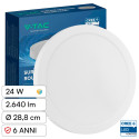 Immagine 1 - V-Tac VT-60024CCT Mini Pannello LED SMD Rotondo 24W Chip CREE Changing Color CCT 3in1 a Superficie - SKU 78796
