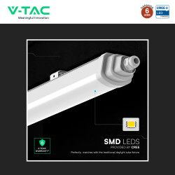 V-Tac Plafoniera Tubo LED Linkabile 48W 150cm SMD CREE IP65