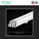 Immagine 10 - V-Tac VT-12049 Tubo LED Plafoniera TK Series Linkabile 48W Lampadina 150cm SMD Chip CREE Impermeabile IP65 - SKU 233896 / 233906