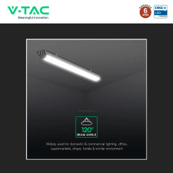 V-Tac Plafoniera Tubo LED Linkabile 48W 150cm SMD CREE IP65