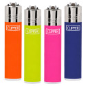 Immagine 1 - Clipper Micro Accendino a Pietrina Piccolo Ricaricabile con Fantasia Solid Mix Brand - Serie da 4 Accendini
