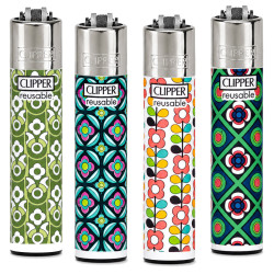 Clipper Large Accendino a Pietrina Retrospring - 4 Accendini