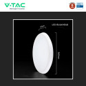 Immagine 7 - V-Tac VT-8179 Plafoniera LED Rotonda 40W SMD Chip CREE Sensore Microonde e Crepuscolare CCT 5in1 IP65 Colore Bianco - SKU 24360
