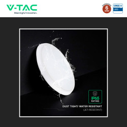 V-Tac VT-8179 Plafoniera LED Rotonda 40W SMD Chip CREE CCT 5in1 IP65